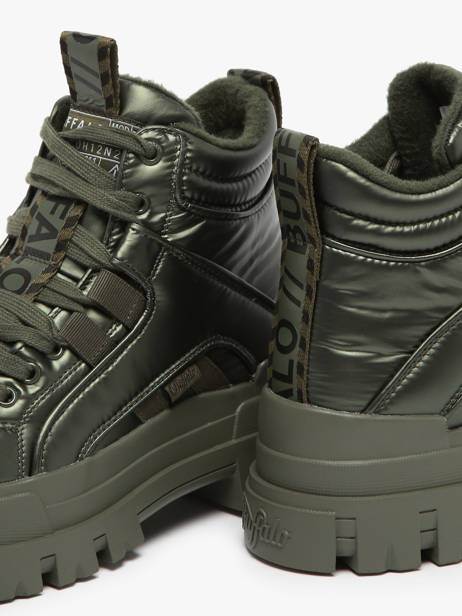 Sneakers Aspha Nc Mid Buffalo Groen women 1622501 ander zicht 3